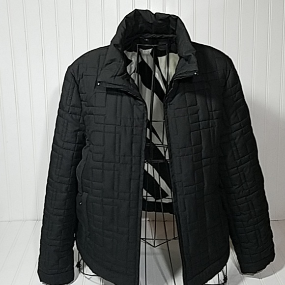 Luii Quilted Coat Medium With Blk/Wht Lining - Picture 5 of 8